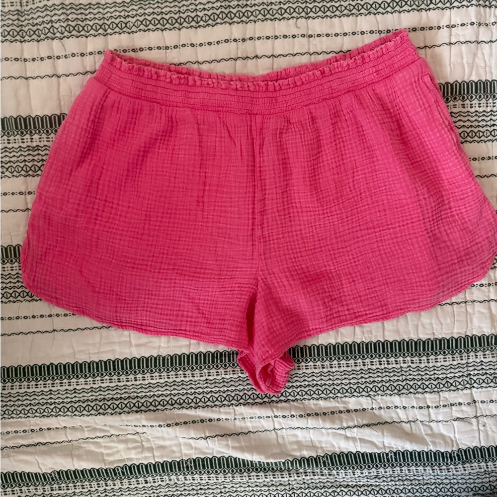 Aerie High Waist Fuchsia Women's Shorts
